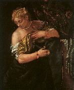  Paolo  Veronese Lucretia Stabbing Herself Norge oil painting reproduction